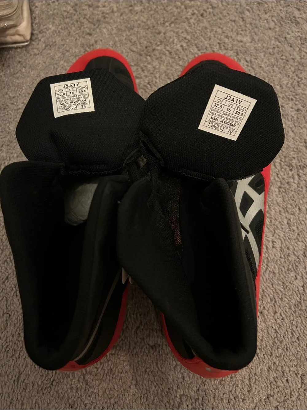 NWT ASICS Aggressor Wrestling Shoes Black Red Men’s Wrestling Boots